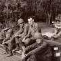 Training on Sabine River, Orange, TX. Heninger in middle without helmet.