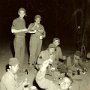 Oregon Manuevers - 1943   Chicken Roast<br />Glenn, Gasparich, Sherman, Moore, Geier, Chigaros, and Russo
