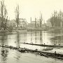 Two pictures of the first two bridges we attempted, both destroyed by shellfire. This was our roughest job and the place where we suffered our heaviest casualties.