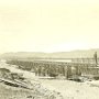 Construction of a D/S Bailey on land