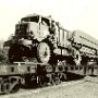 Loading up for domestic move by rail.
