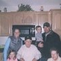 Warren Ream with his wife of 70 years, his granddaughter and her family